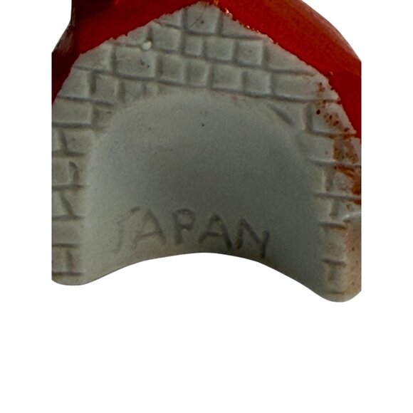 Vintage Ceramic Mom & Puppy Poodle Figurine Doghouse & Chain Japan Marked - Picture 6 of 6